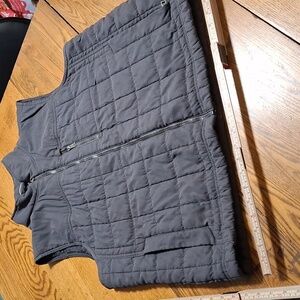 ORVIS VEST Mens LARGE GRAY GREY Casual Outdoors Work Preowned Used Full Zip